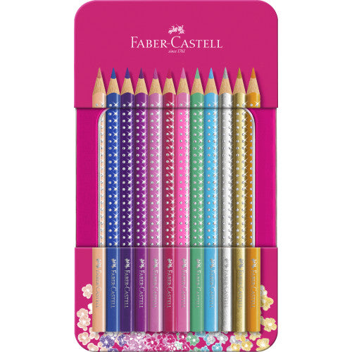 Faber Castell colour pencil sparkle tin