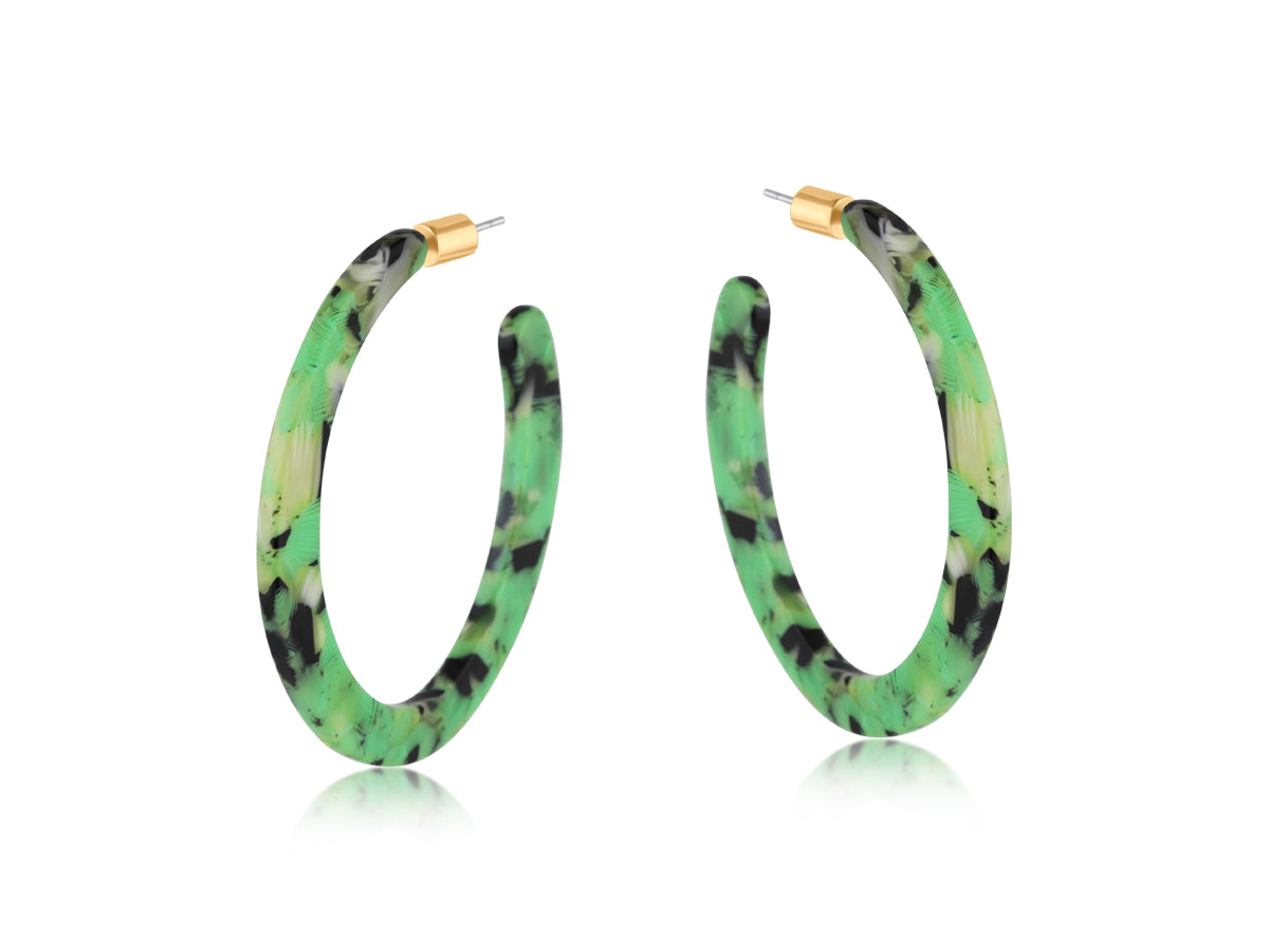 Large resin hoops - Ilona