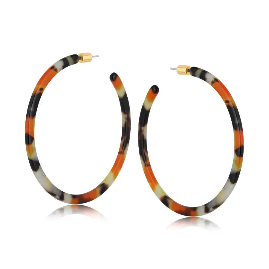 Marina over-sized resin hoops
