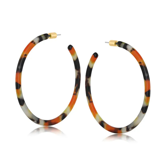 Marina over-sized resin hoops