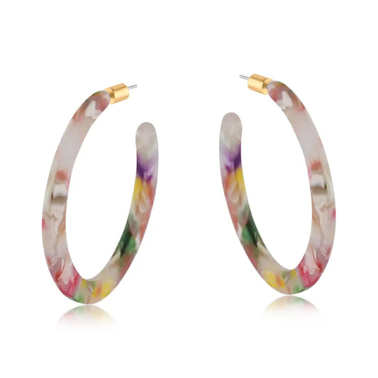 Large resin hoops - Sylvia
