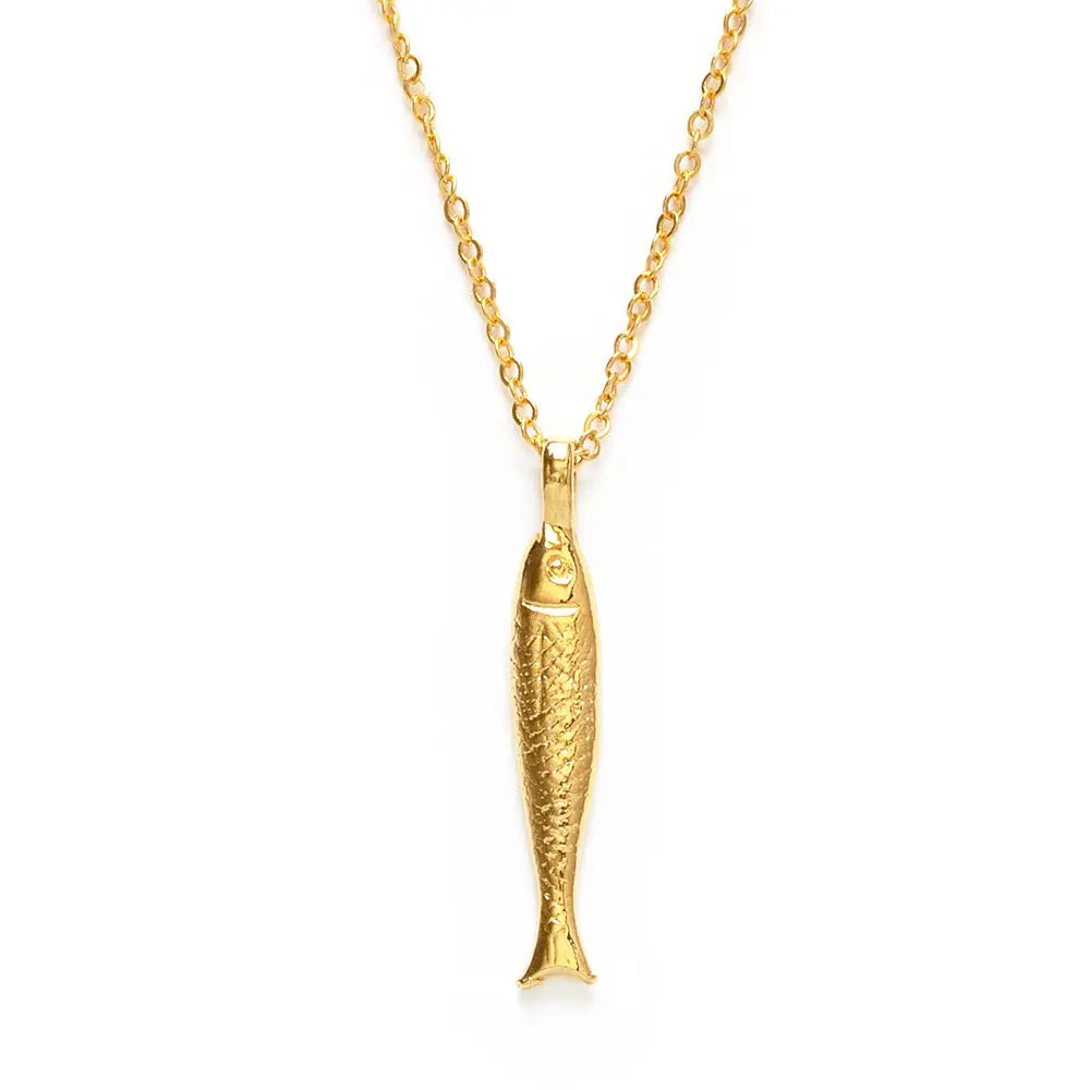 Fish pendant necklace