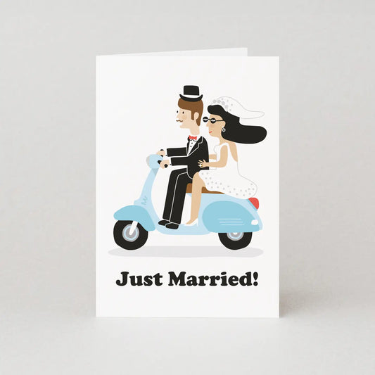 Just married moped card