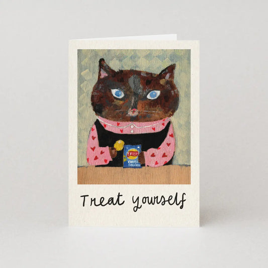Treat yourself card