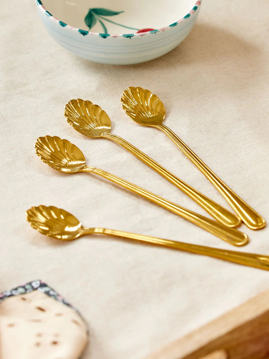 Gold latte spoons