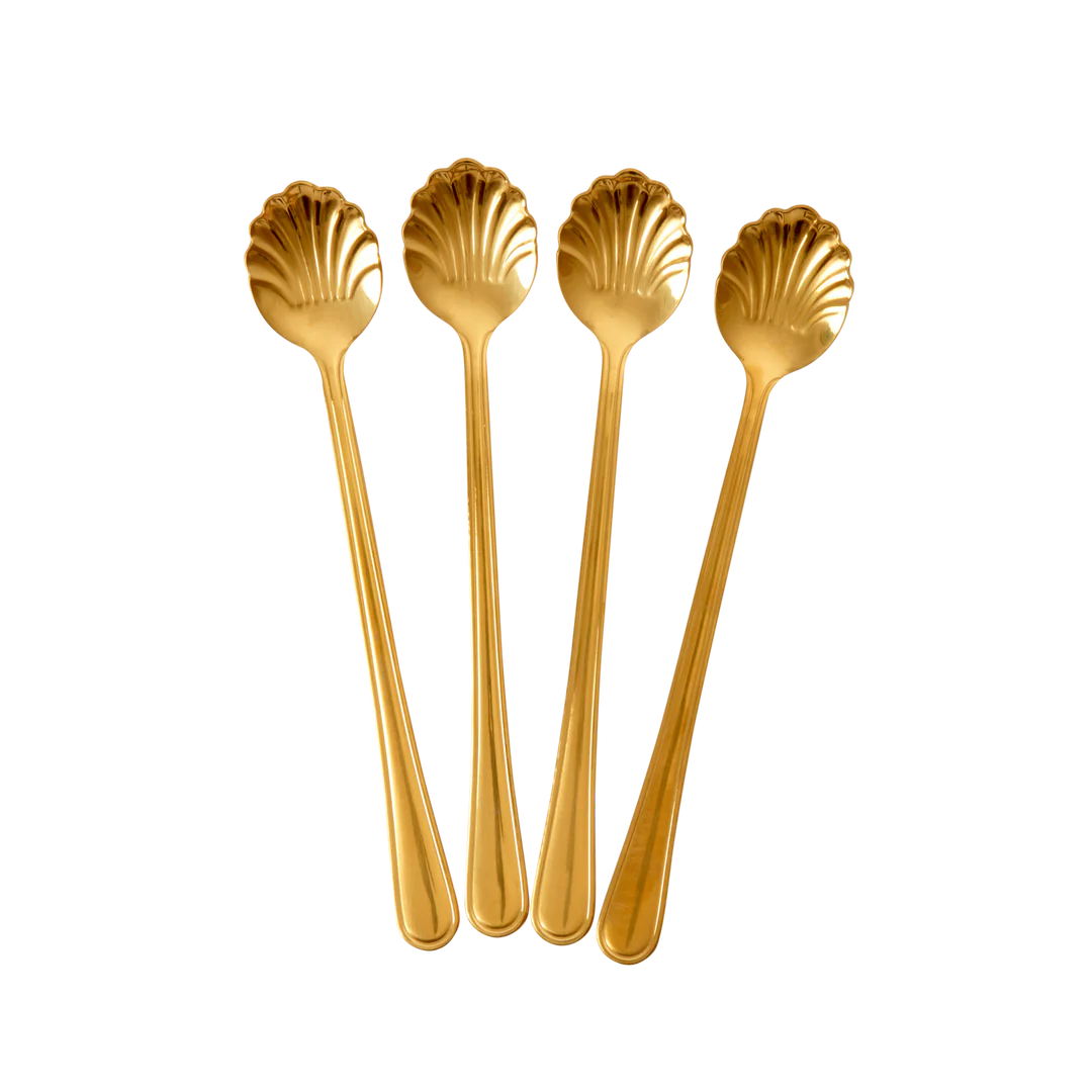 Gold latte spoons