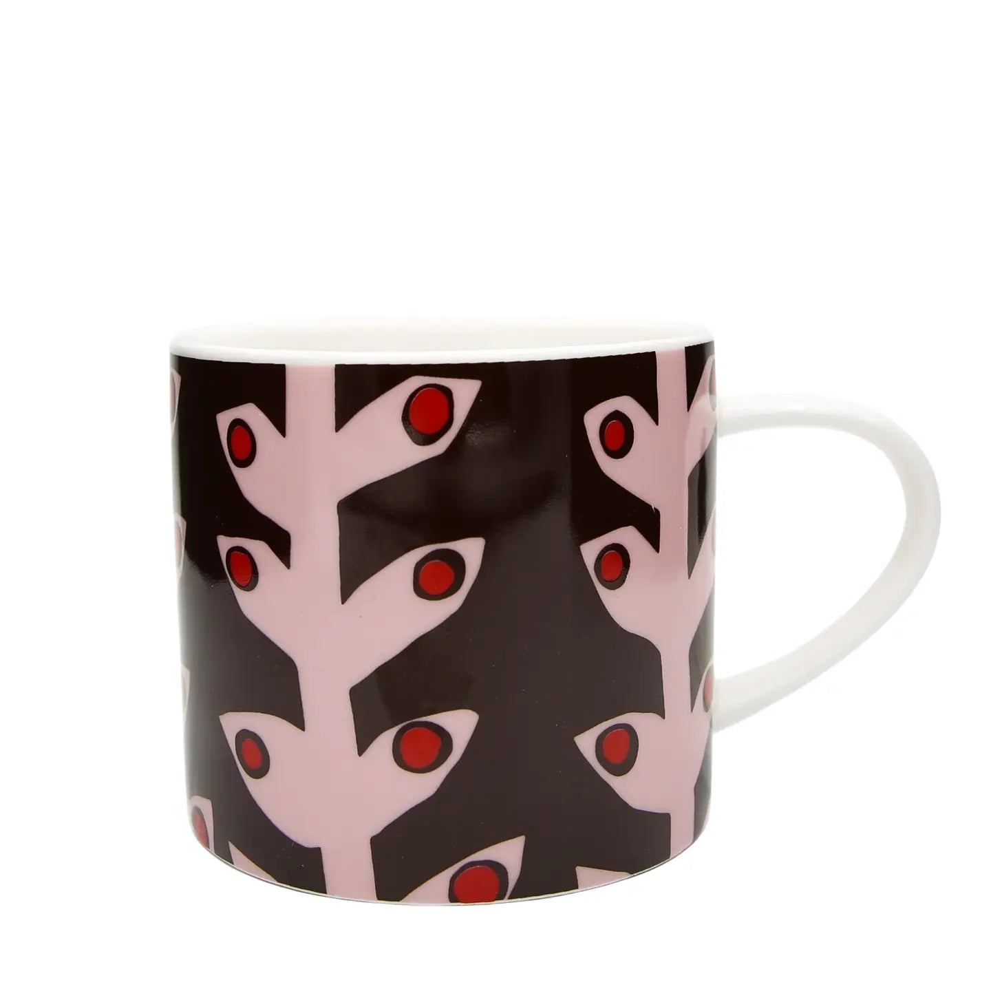 Patterned ceramic mug