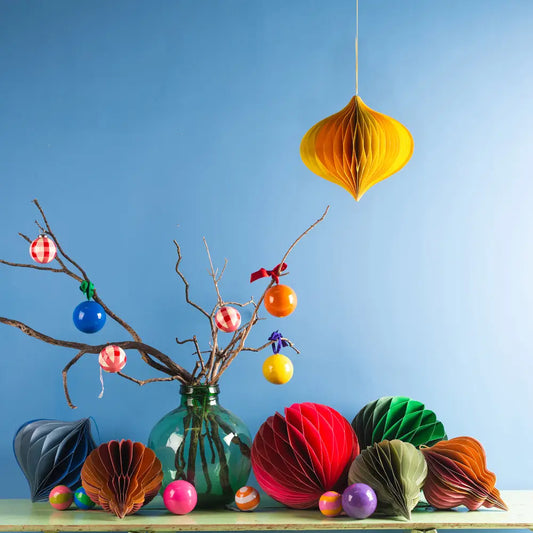 Origami hanging decorations