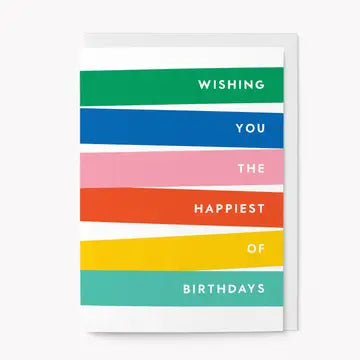 Very happiest of birthdays greetings card