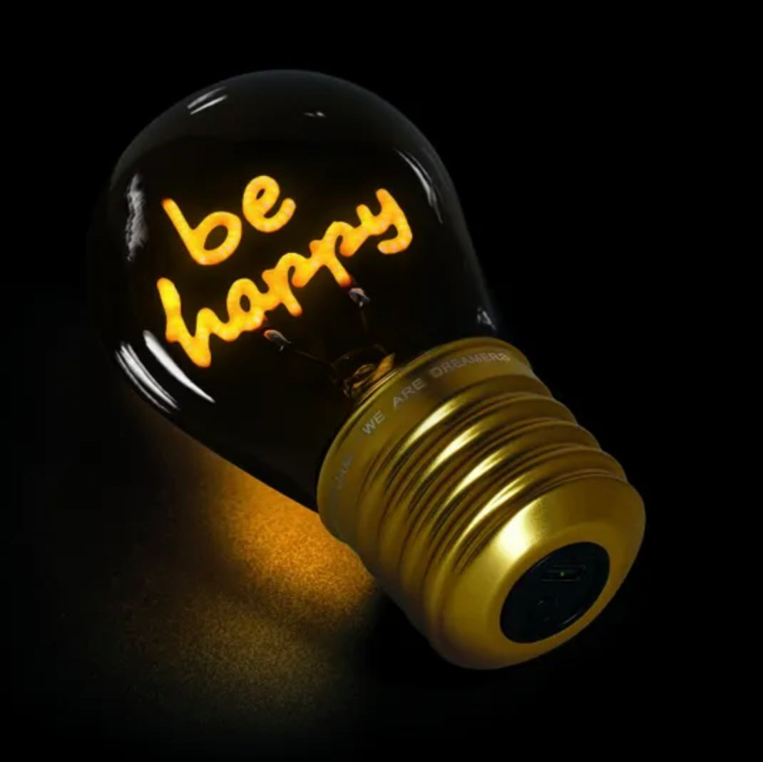 Cordless lightbulb lamp