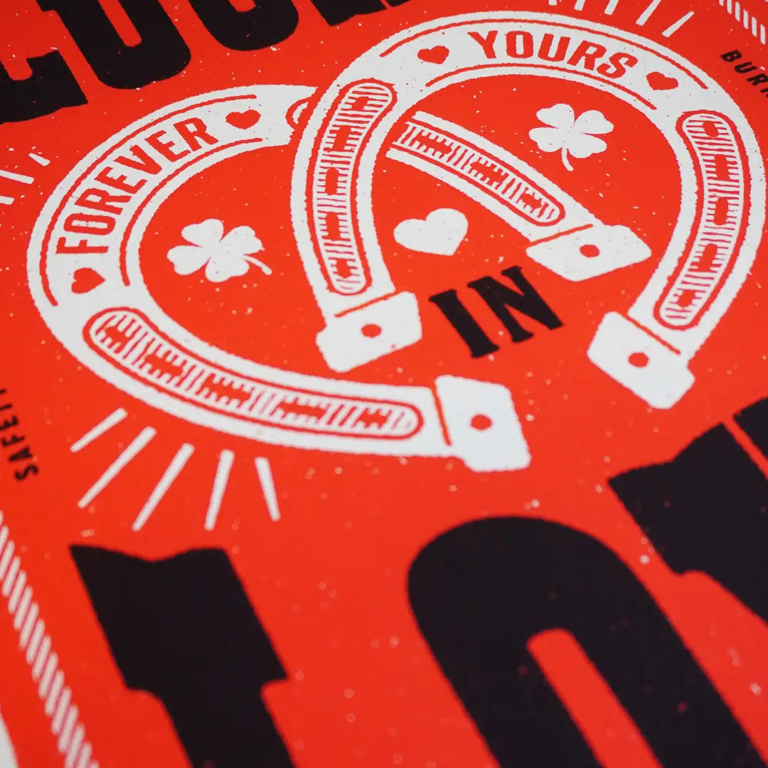 Lucky in love A3 print