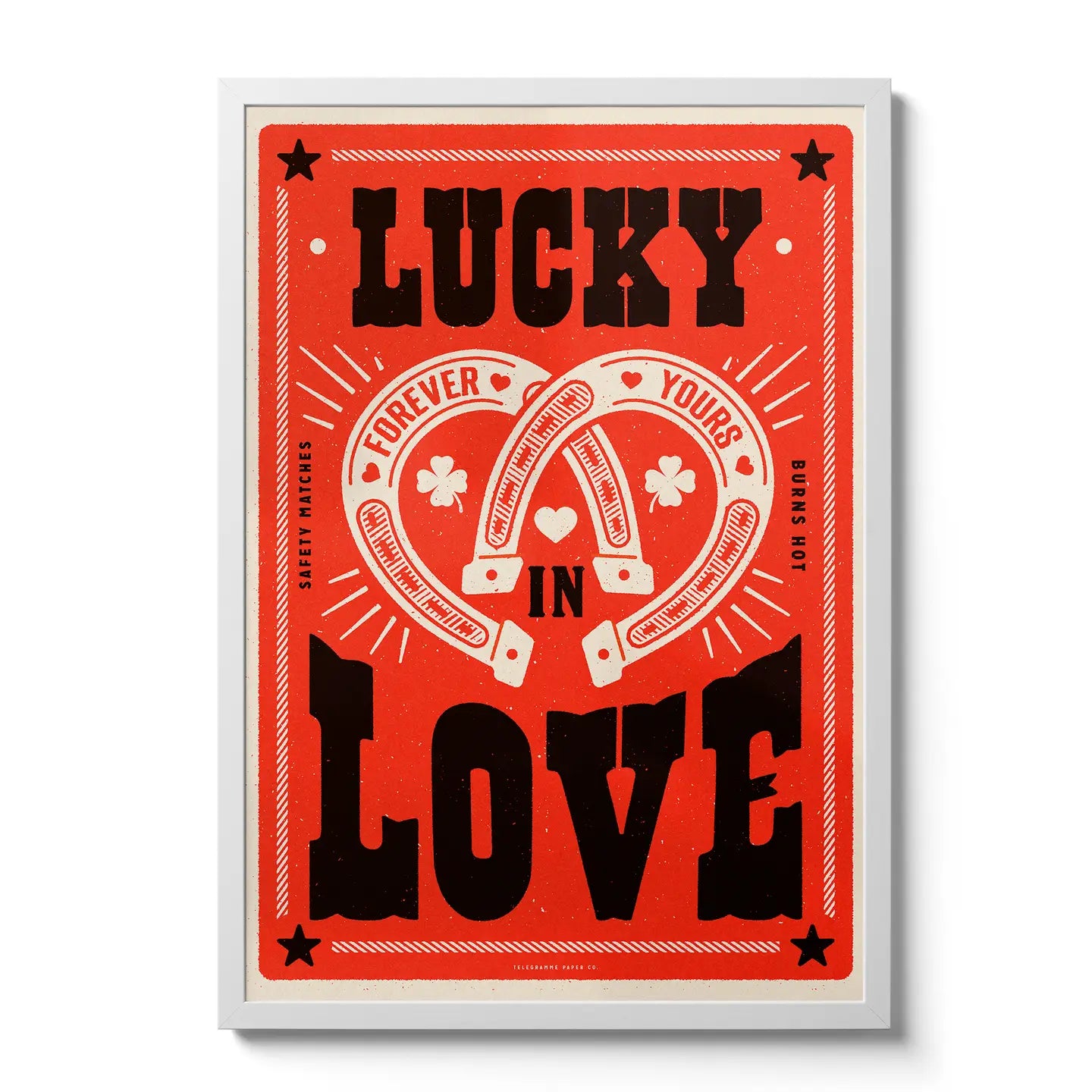 Lucky in love A3 print
