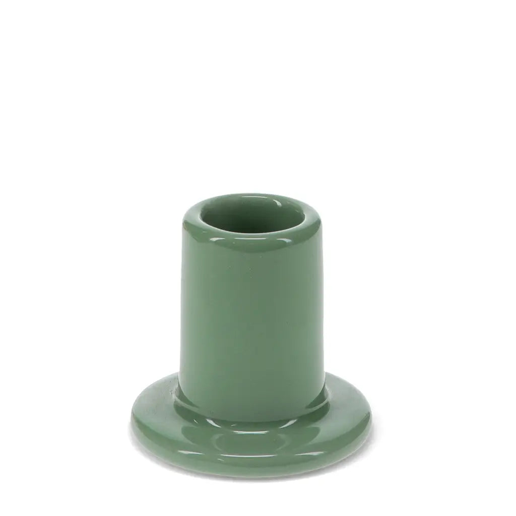 Ceramic tube candleholder