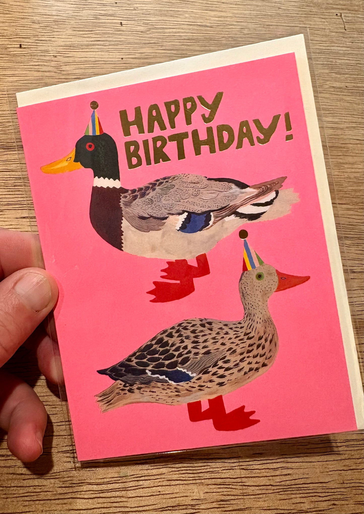 Ducks birthday card