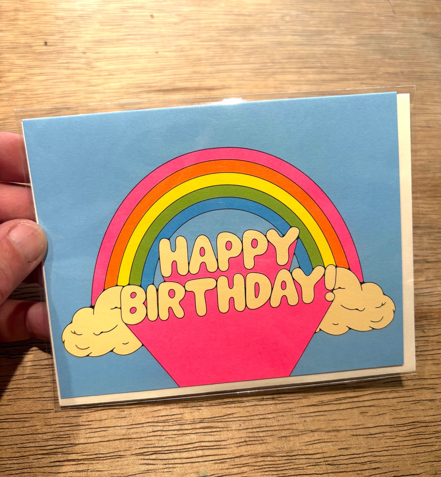 Neon rainbow birthday
