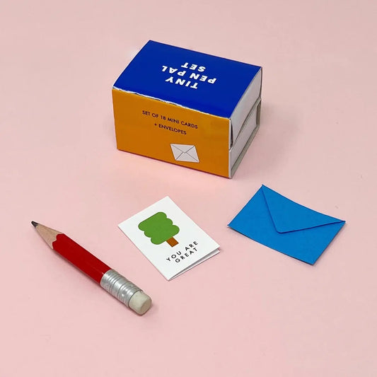 Tiny pen pal card set