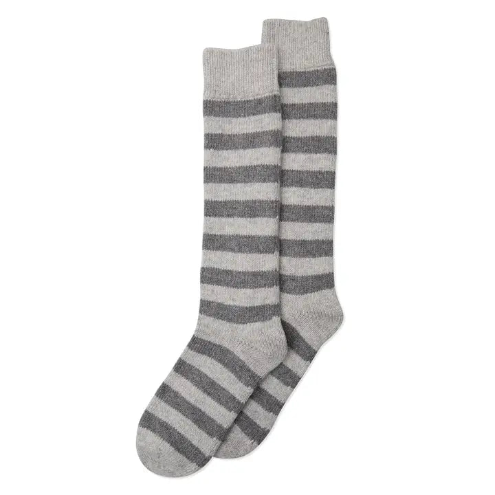 Cashmere mix long socks