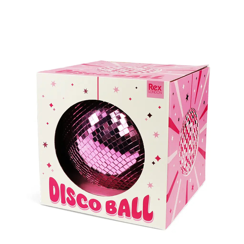 Small pink disco ball