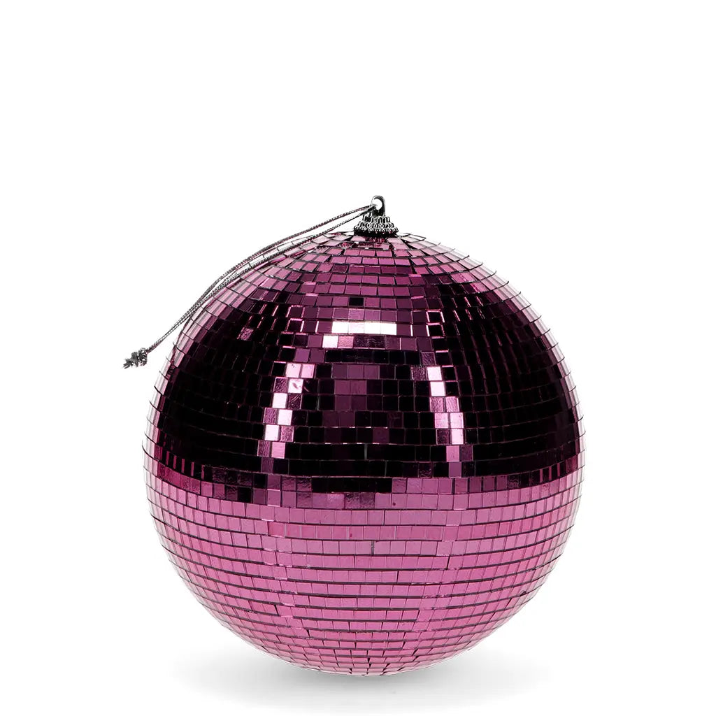 Small pink disco ball