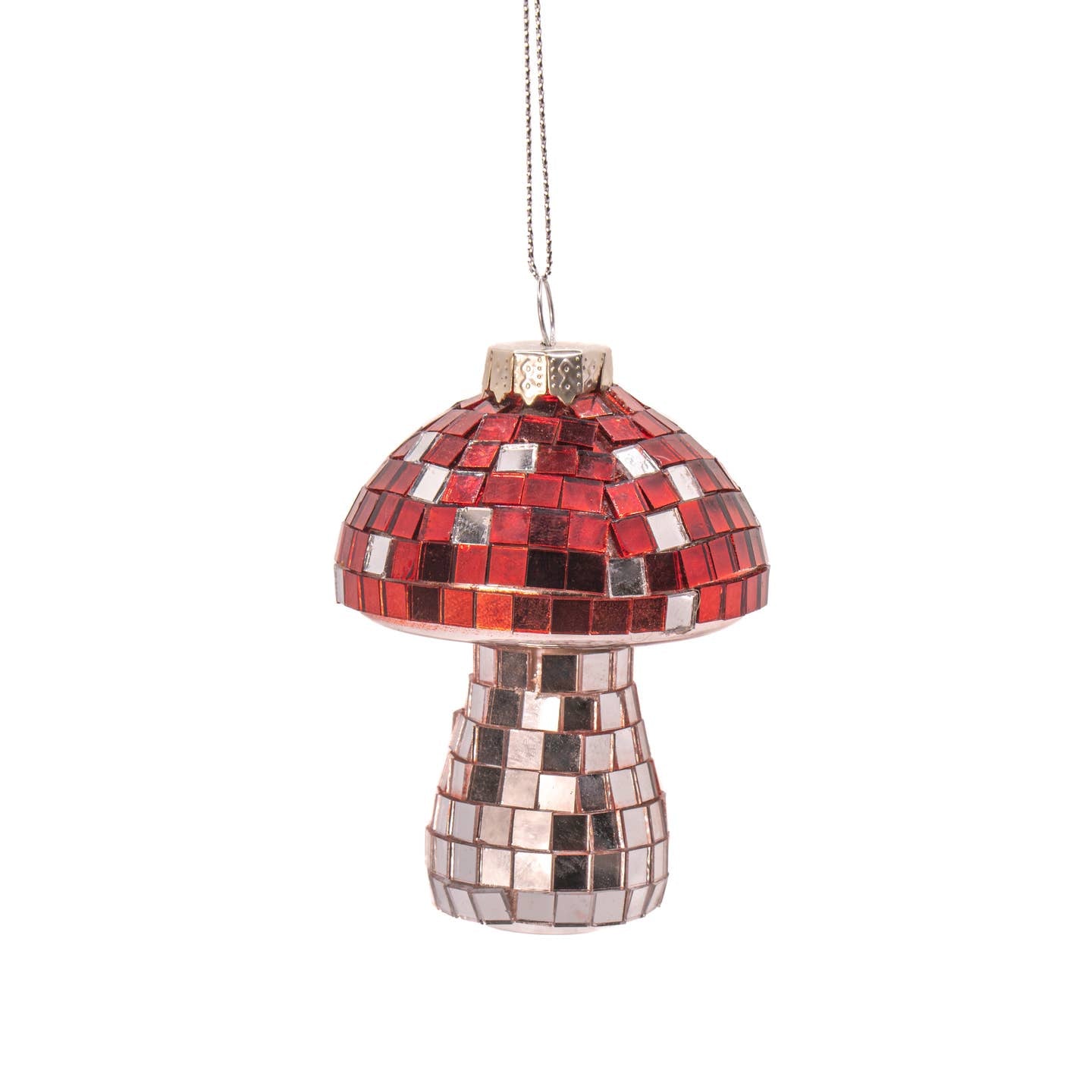 Mushroom disco ball decoration