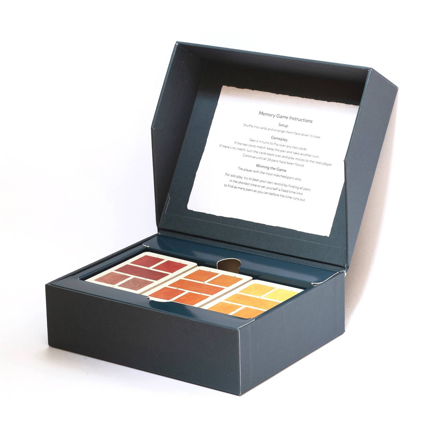 Watercolour swatches memory game