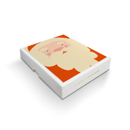 Santa beard - box of 8 cards