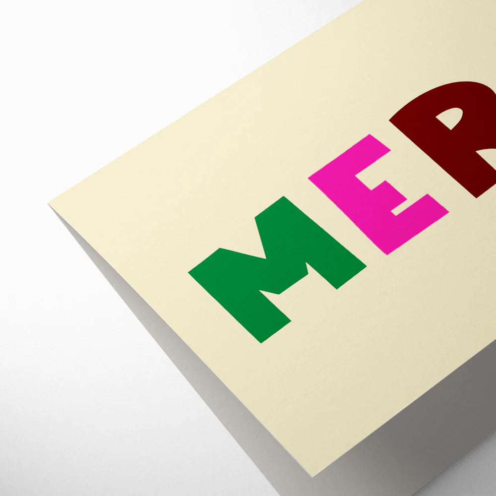 Merci smiley greetings card