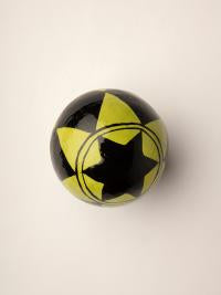 Patterned paper mache bauble decorations