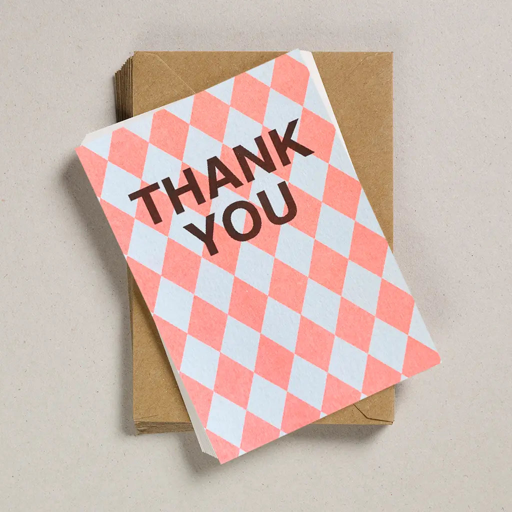 Thank you notecards - kraft box