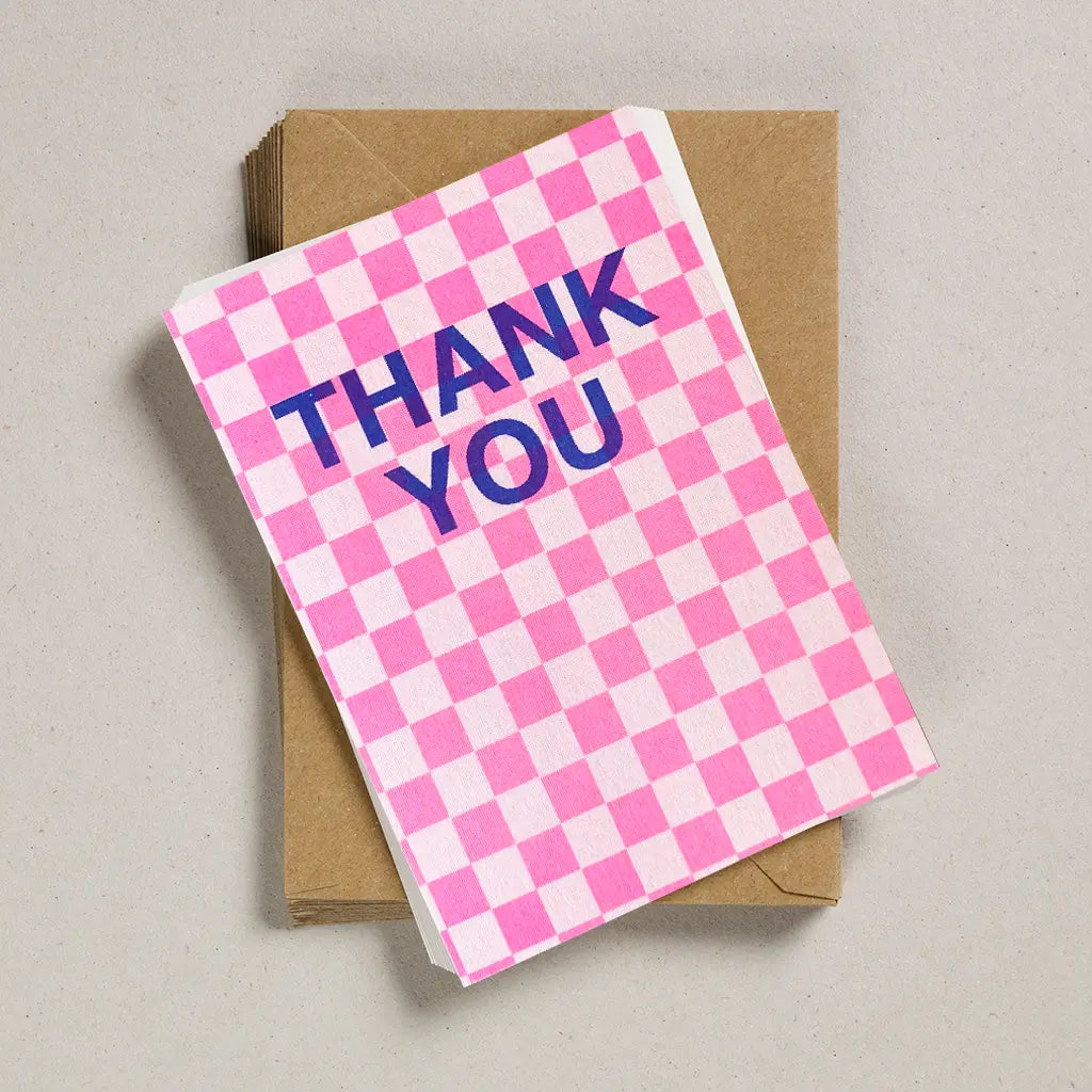 Thank you notecards - kraft box