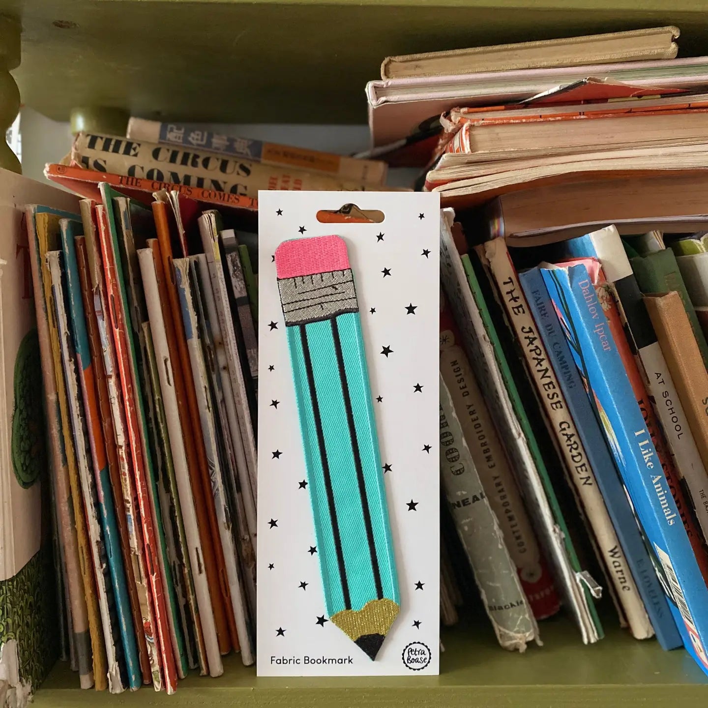 Embroidered bookmark