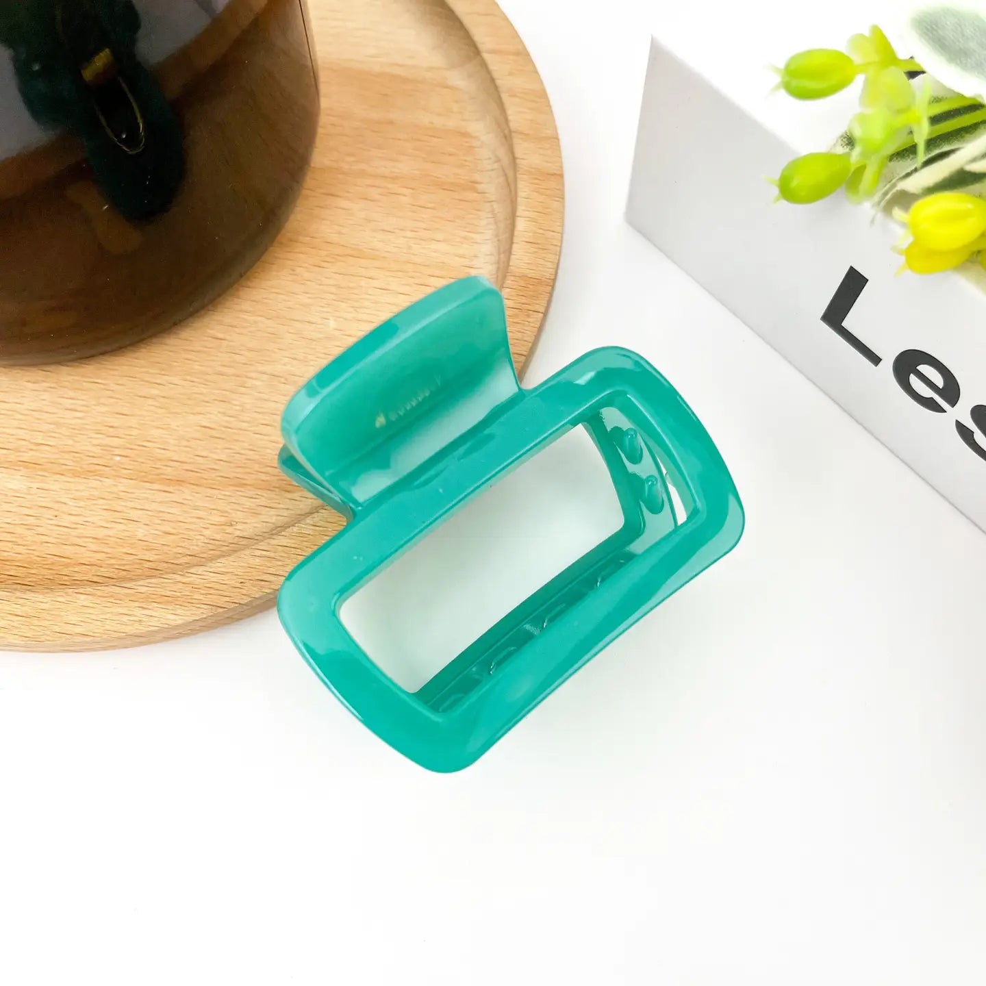 Plain square claw clip