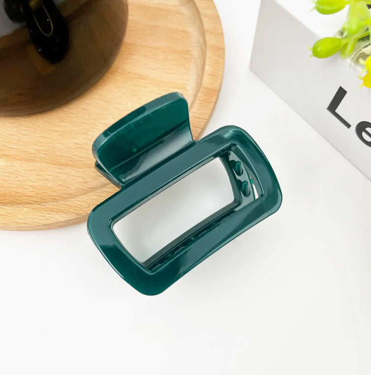 Plain square claw clip