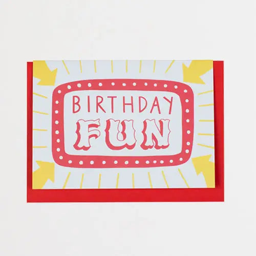 Birthday fun greetings card