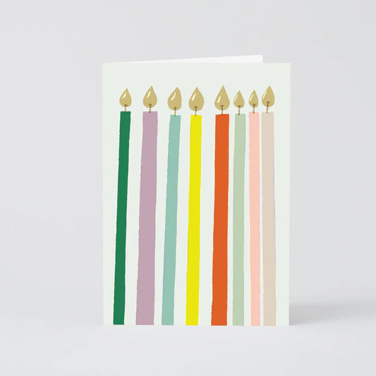 Birthday candles card