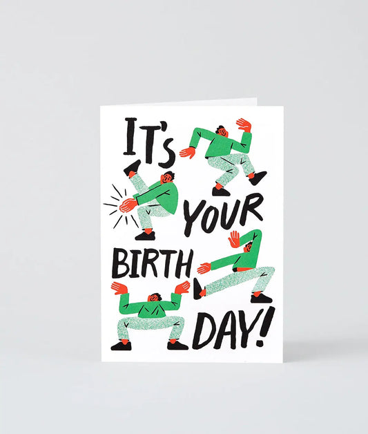 Birthday dance card
