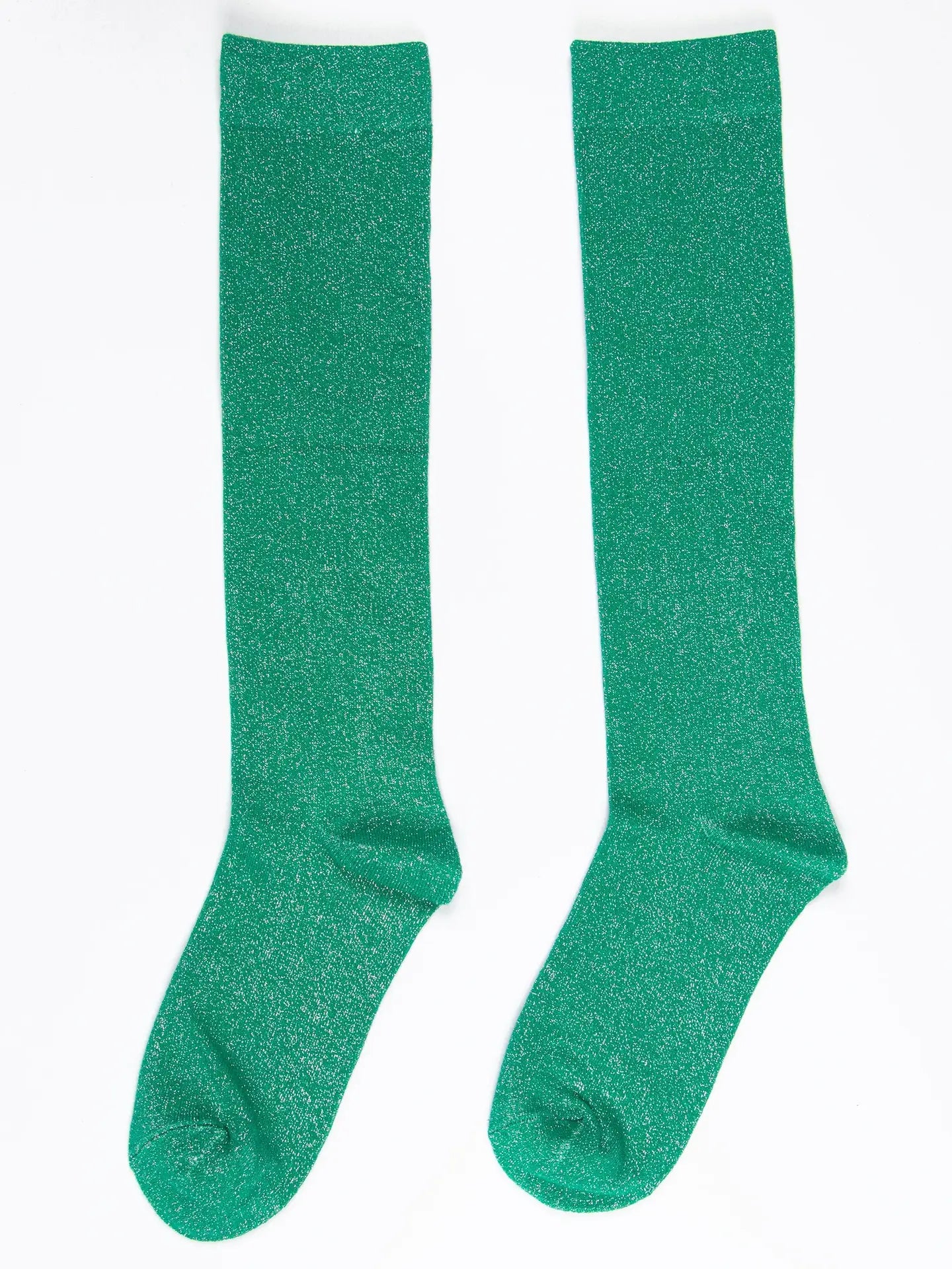 Knee high glittery socks