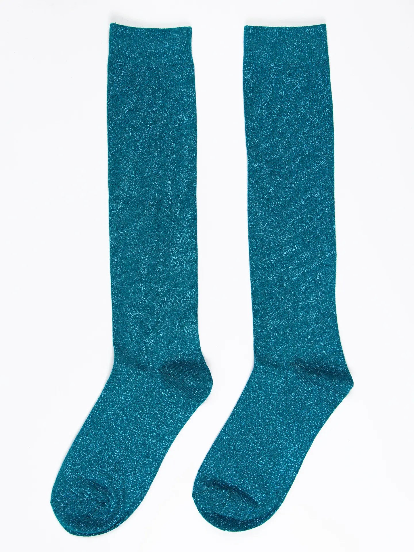 Knee high glittery socks