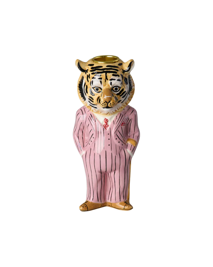 Tiger shape candleholder