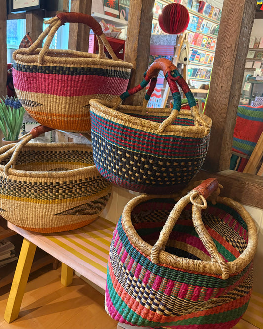 Extra large Bolga baskets