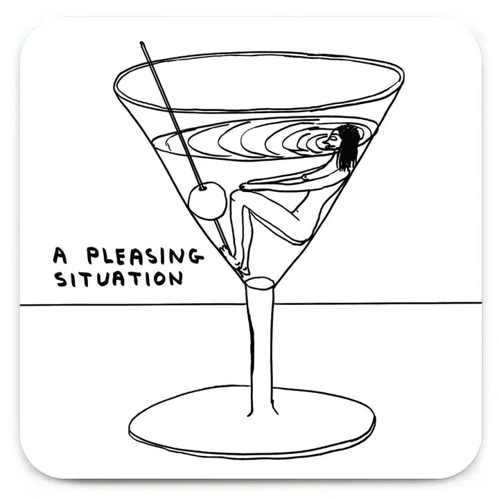Pleasing situation coaster