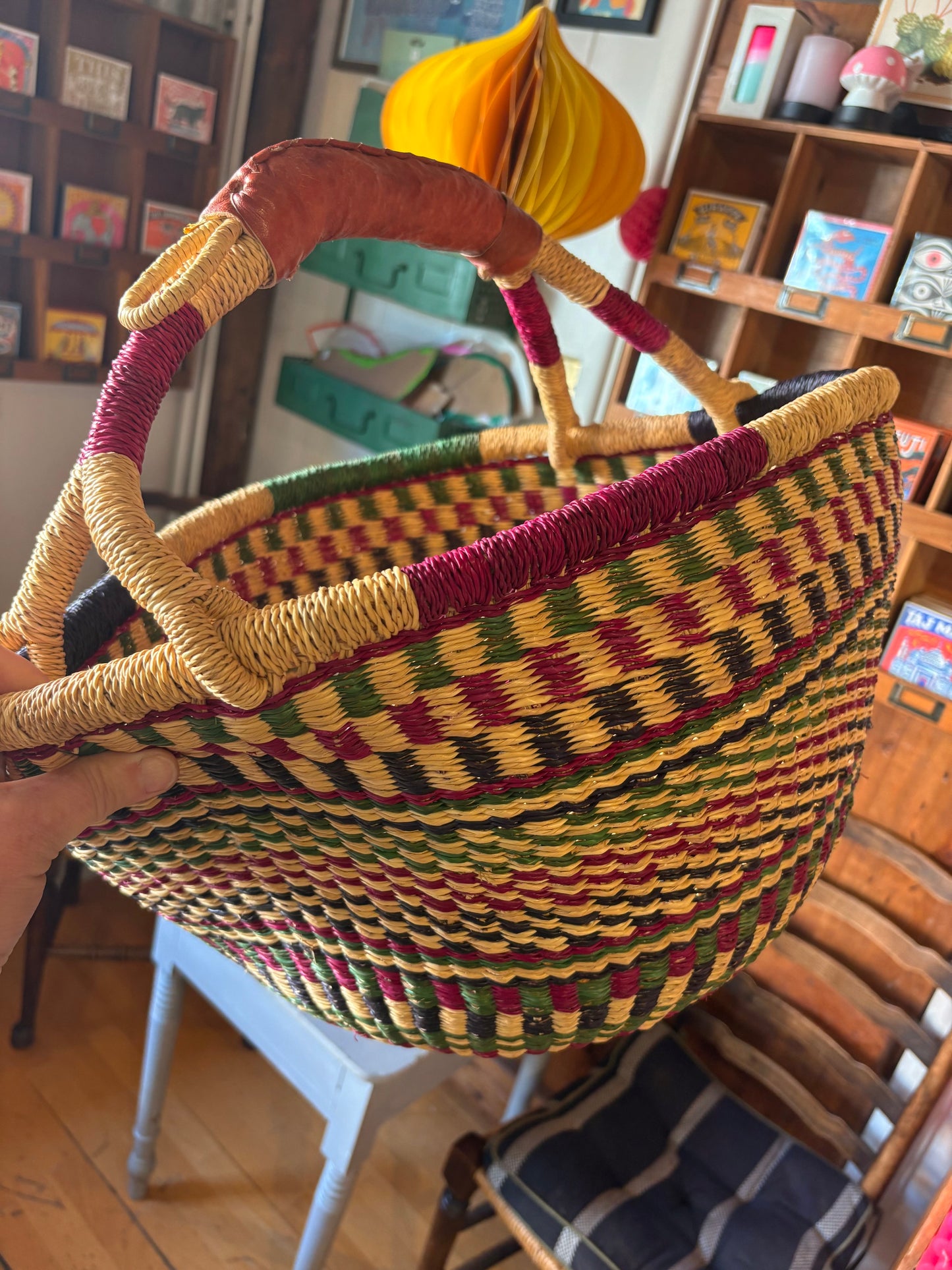 Extra large Bolga baskets