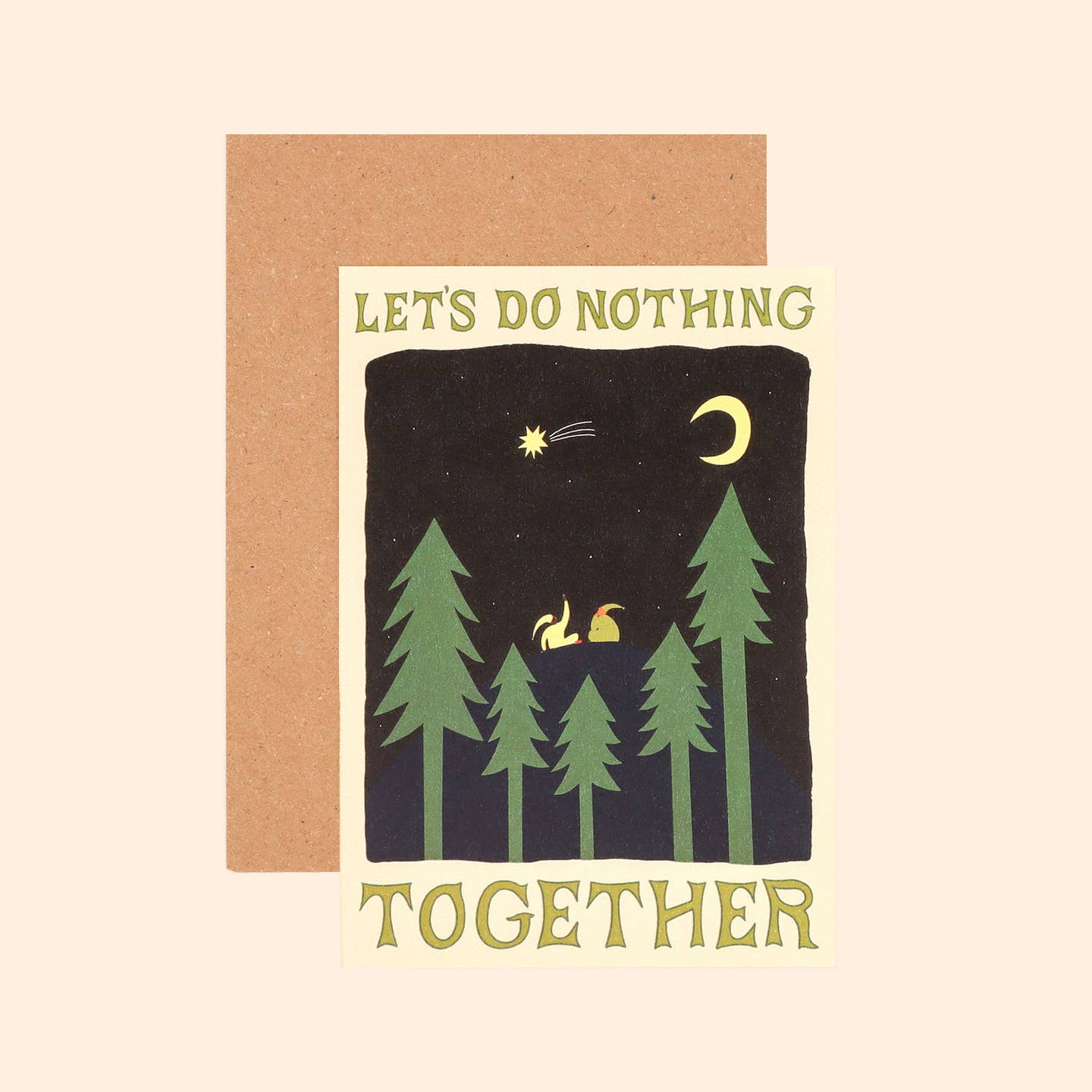 Let’s do nothing together card