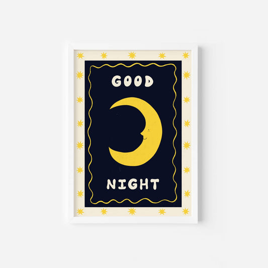 Goodnight moon A4 print