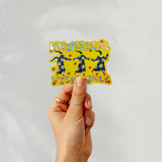Whimsical vibes only sticker