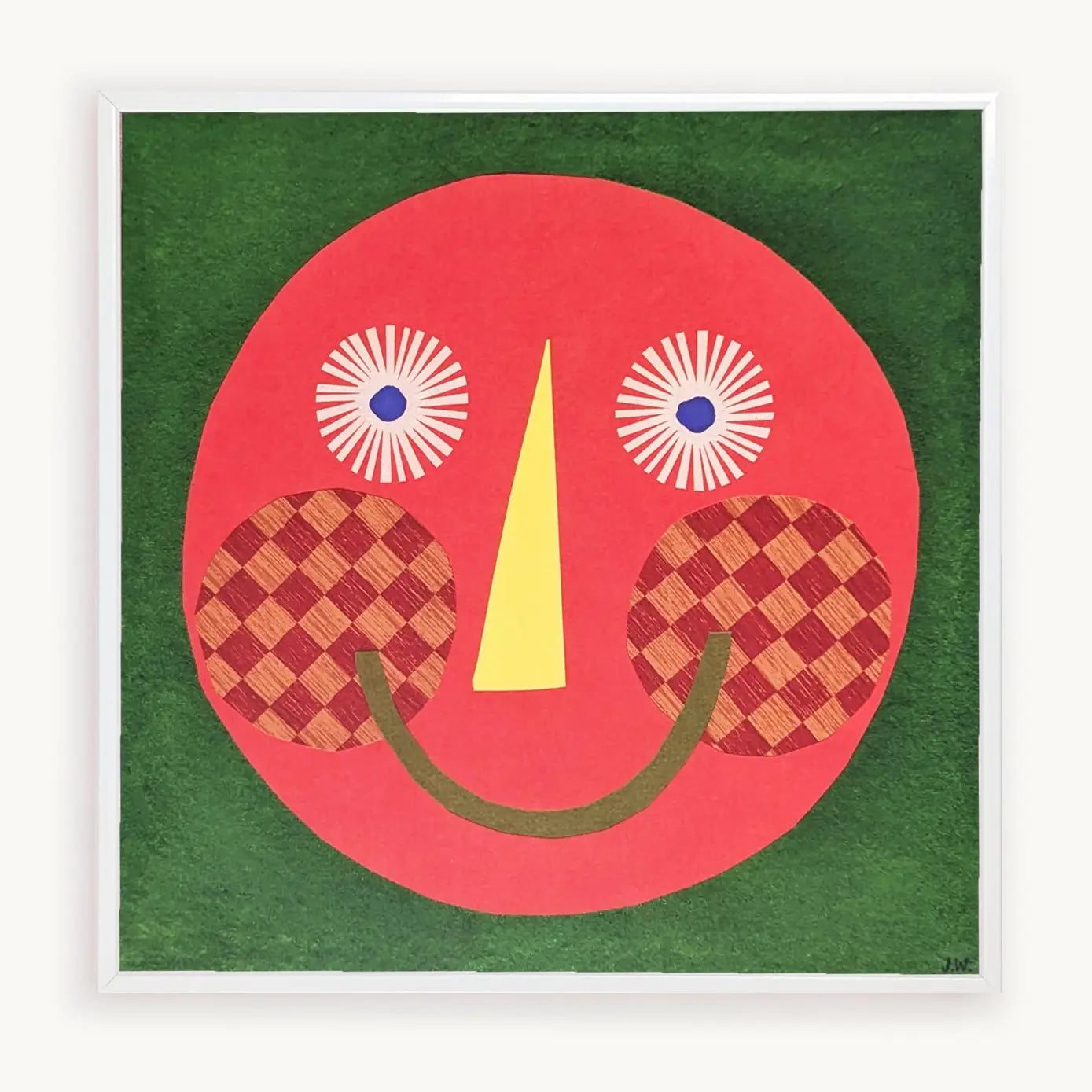 Susan Smith smiley face art print