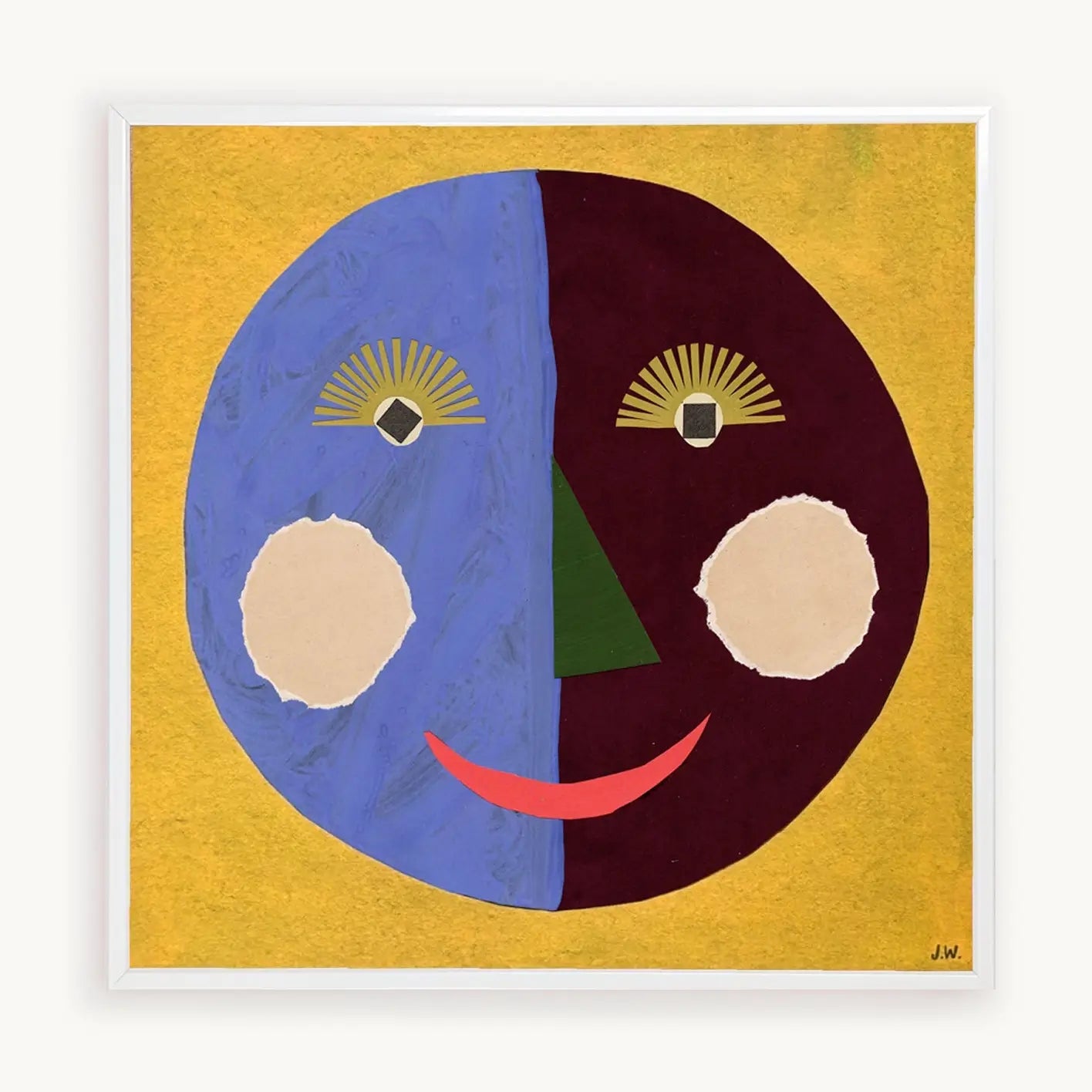 Victor van Fleet smiley art print