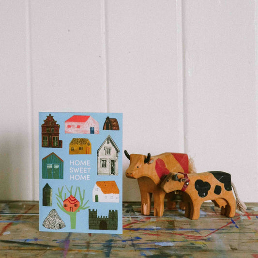 Home sweet home houses card