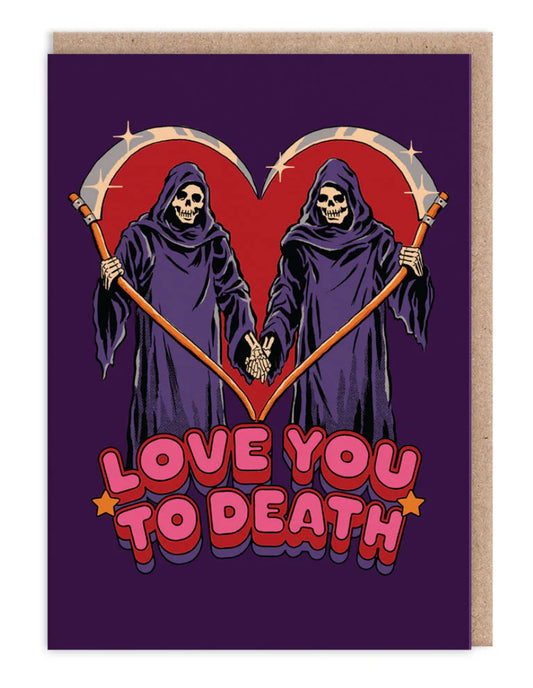Love you to death card