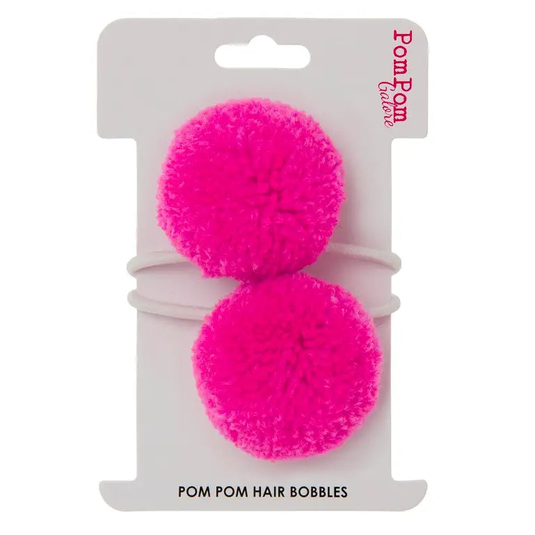 Pair of pompom hairbands